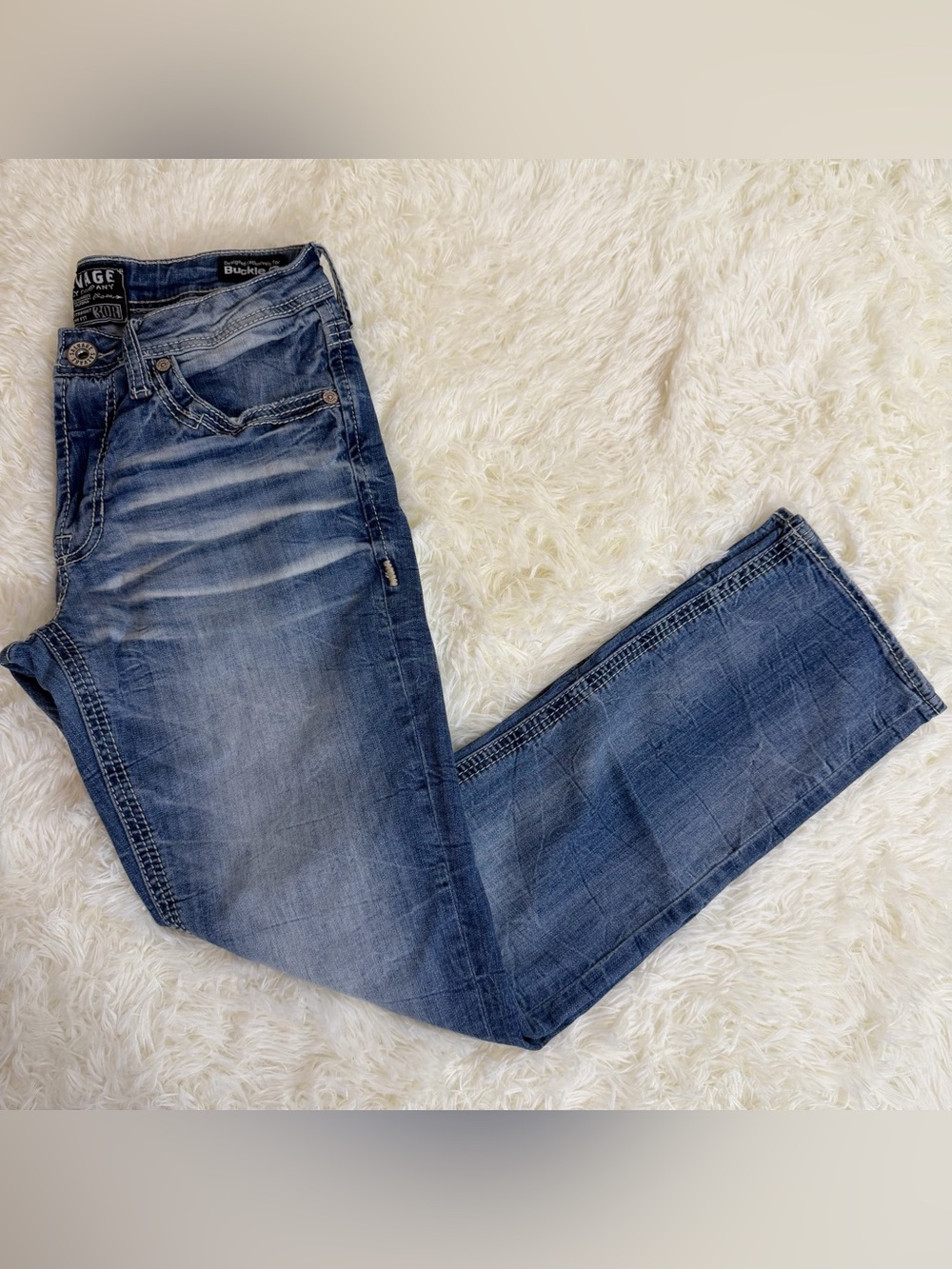 Salvage Men's Straight Jeans